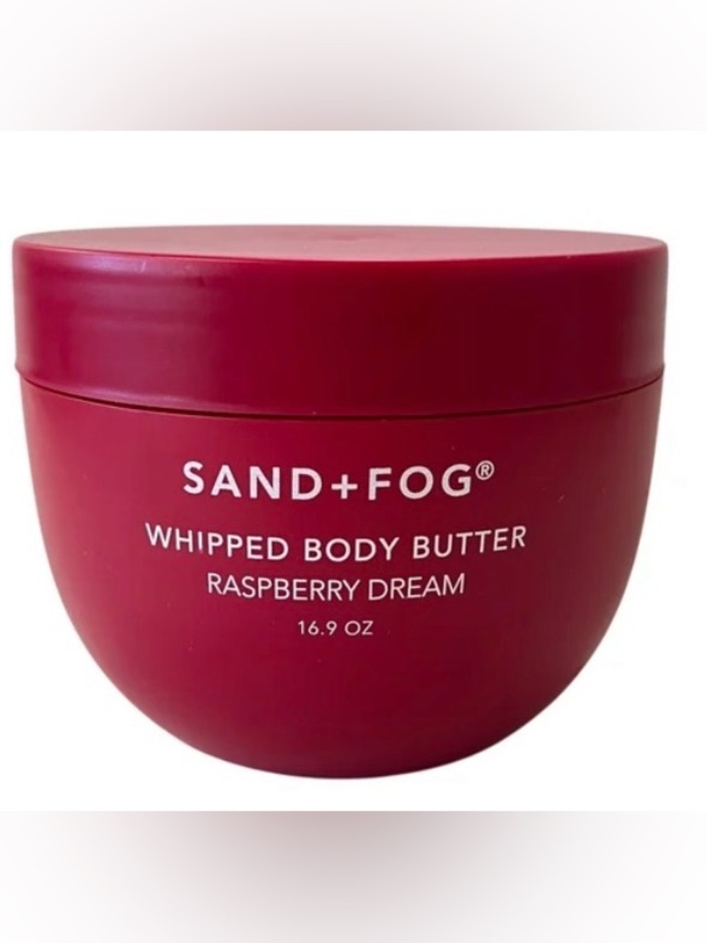SAND+FOG Raspberry Dream Whipped Body Butter - Rich Raspberry Red - Picture 1 of 1